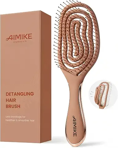 AIMIKE SpiraFlexi, cepillo desenredante en espiral para cabello fino