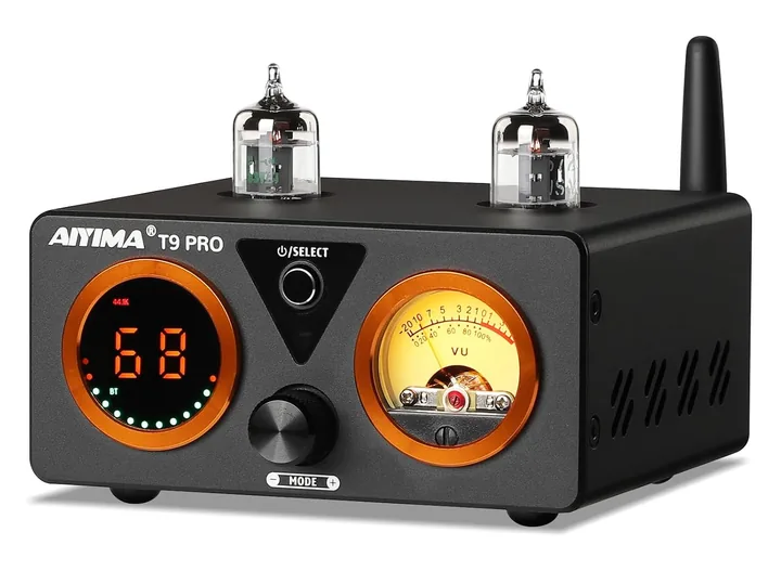AIYIMA T9PRO 200W, amplificador estéreo 2.1 con válvulas y Bluetooth