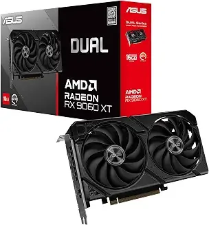 ASUS Dual Radeon RX 9060 XT 16 GB GDDR6, tarjeta gráfica para juegos