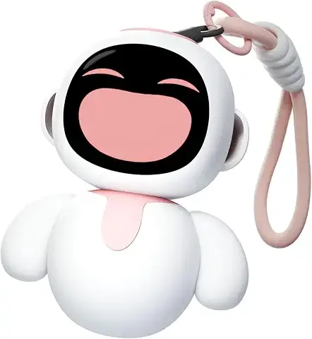 Eiliko, tu pequeño robot compañero (correa rosa)