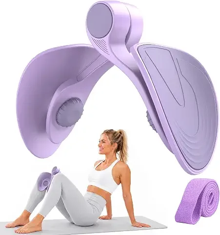 Entrenador de piso pélvico y muslos con banda (35 lb)