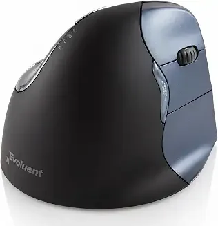 Evoluent VM4RW, ratón vertical ergonómico inalámbrico (mano derecha, regular)