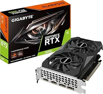 GIGABYTE GeForce RTX 3050 WINDFORCE OC V2 6G, tarjeta gráfica