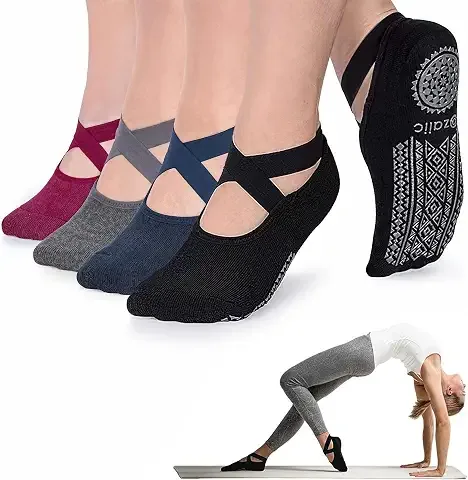 Ozaiic calcetines de pilates antideslizantes para mujer