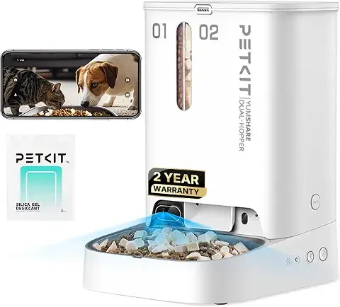 PETKIT alimentador automático con cámara para gatos y perros