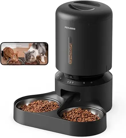 PETLIBRO comedero automático para gatos con cámara (dos gatos) (audio bidireccional)