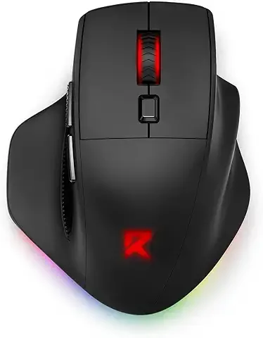 Redragon ratón inalámbrico para manos grandes