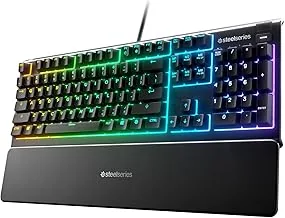 SteelSeries Apex 3 RGB, teclado para videojuegos