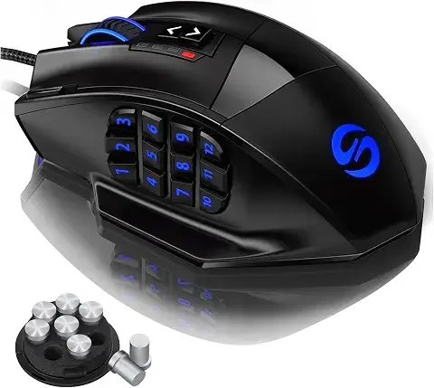 UtechSmart Venus, mouse MMO RGB con cable