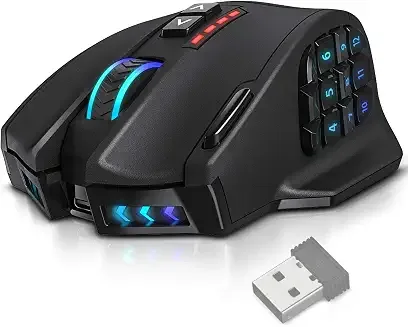 UtechSmart Venus Pro MMO, ratón inalámbrico para juegos